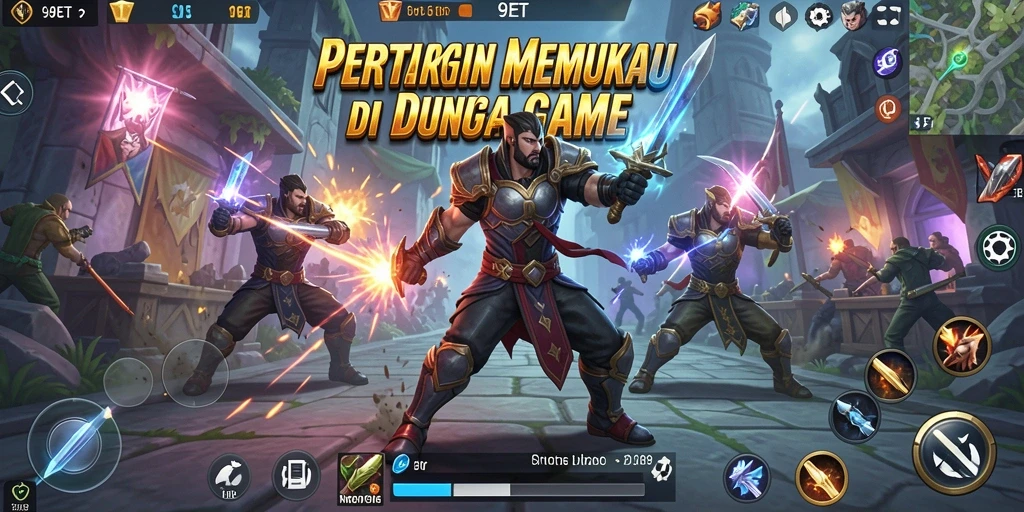 Tangkapan layar gameplay <strong>9ET</strong> yang memperlihatkan aksi bertarung yang mendebarkan.