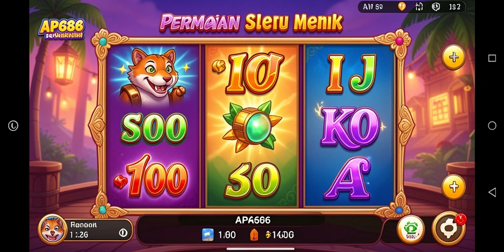 Tampilan gameplay seru di AP686 yang penuh dengan slot menarik.