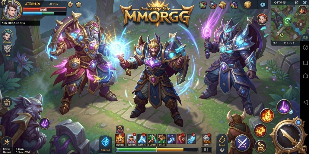Gameplay menarik ATOM138 dengan aksi petualangan MMORPG yang mendebarkan.