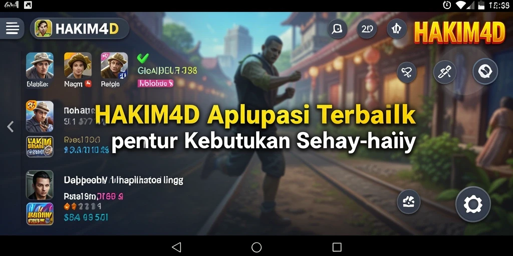 Tampilan antarmuka HAKIM4D yang sederhana dan mudah digunakan.