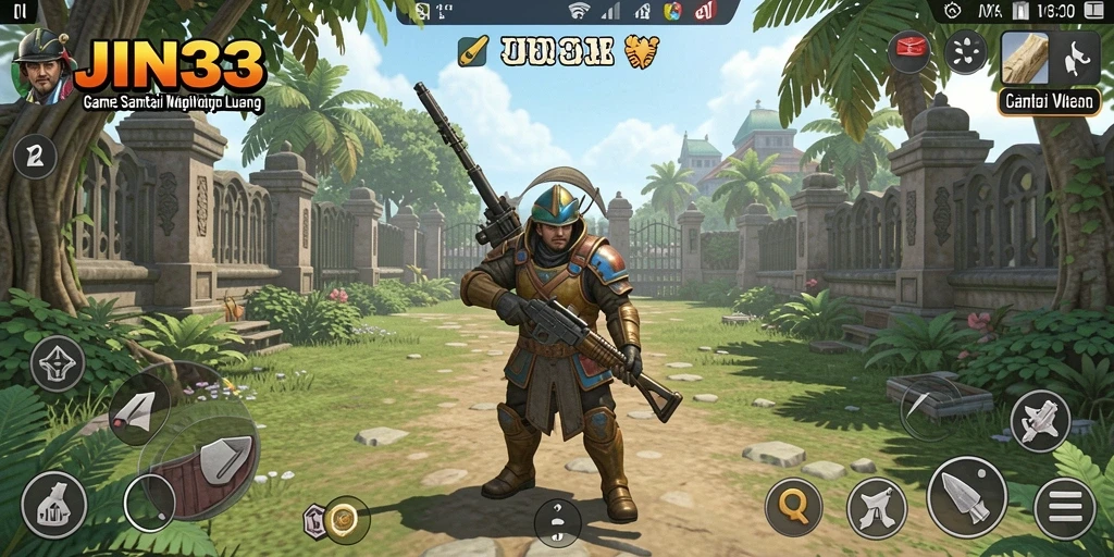 Tampilan gameplay JIN33 dengan grafik menarik dan gameplay yang seru.