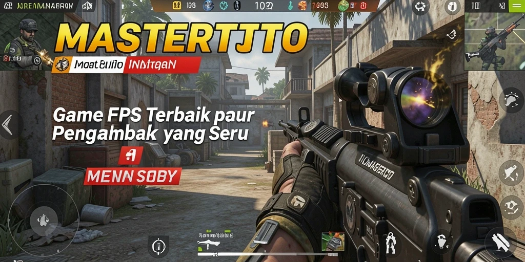 Screenshot MASTERTOTO menampilkan aksi seru dalam pertempuran FPS.