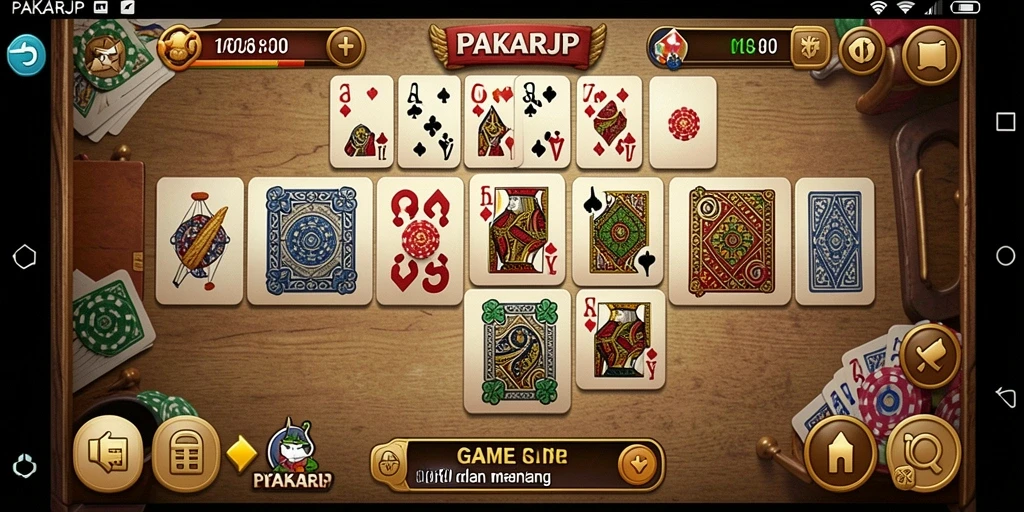 Tampilan gameplay menarik dari PAKARJP dengan pengalaman domino yang seru.