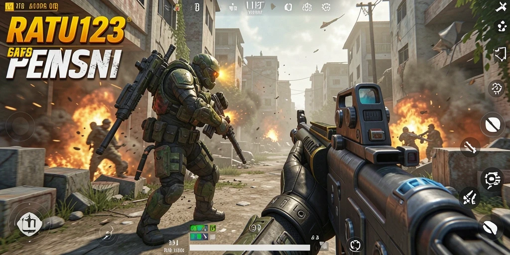 Gameplay intens dan mendebarkan dalam RATU123.