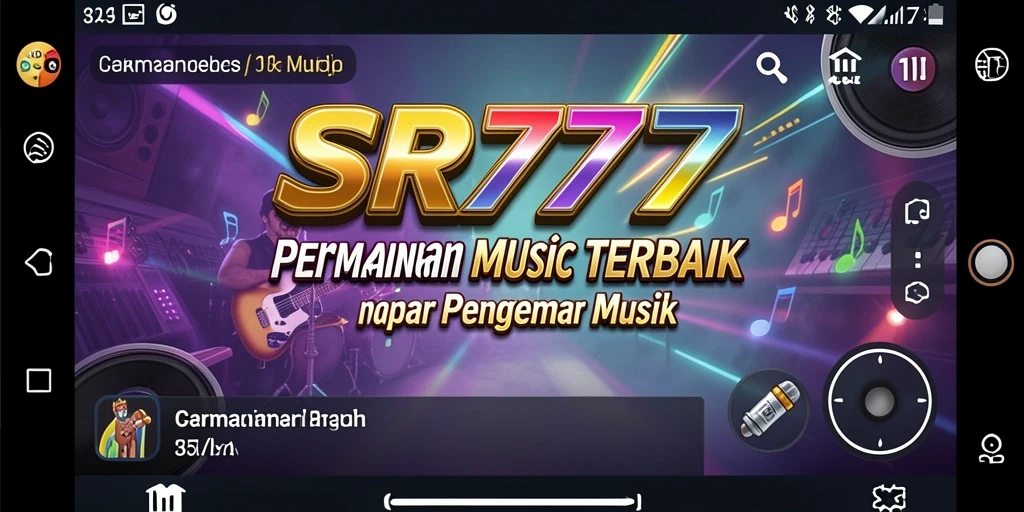 Tampilan gameplay SR777 yang interaktif dan menarik dari kategori Musik.